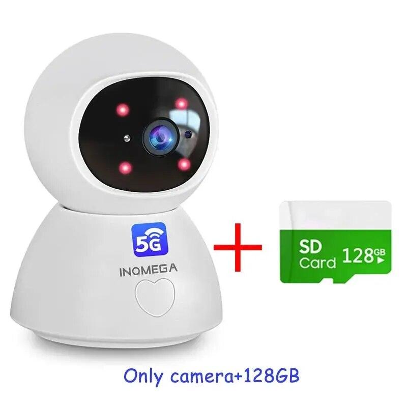 4MP 5G CAMERA Wifi Smart Cloud Wifi IP Camera Intdoor Auto Tracking with One Key Calling Function Cam for Child