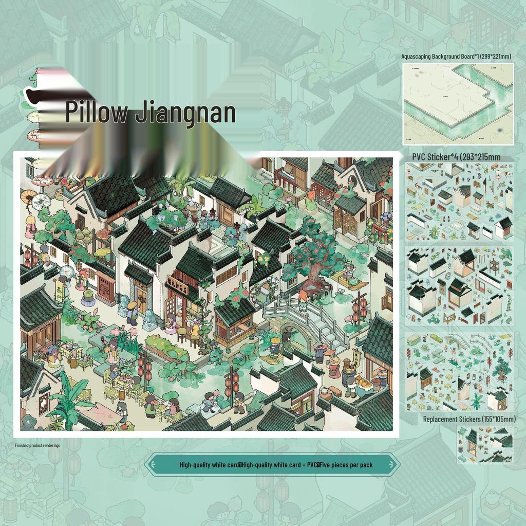 Mr. Paper Star Dream Prince 3D Scenery Illustration Miniature Decompression Stickers