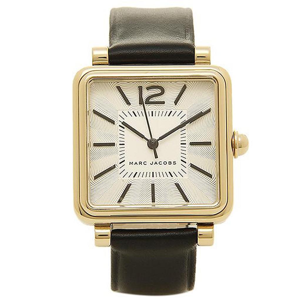 [Marc Jacobs] Marc Jacobs Vic Black Leather Watch MJ1437 Women's [Item]