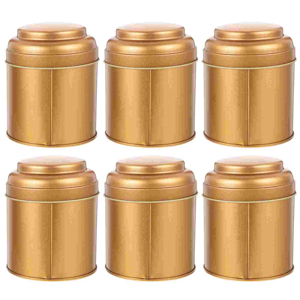 Latta Stagnata Contenitore per Tè Barattolo per Biscotti in Ferro Contenitori Domestici Vintage Serbatoio Sigillato Caramelle
