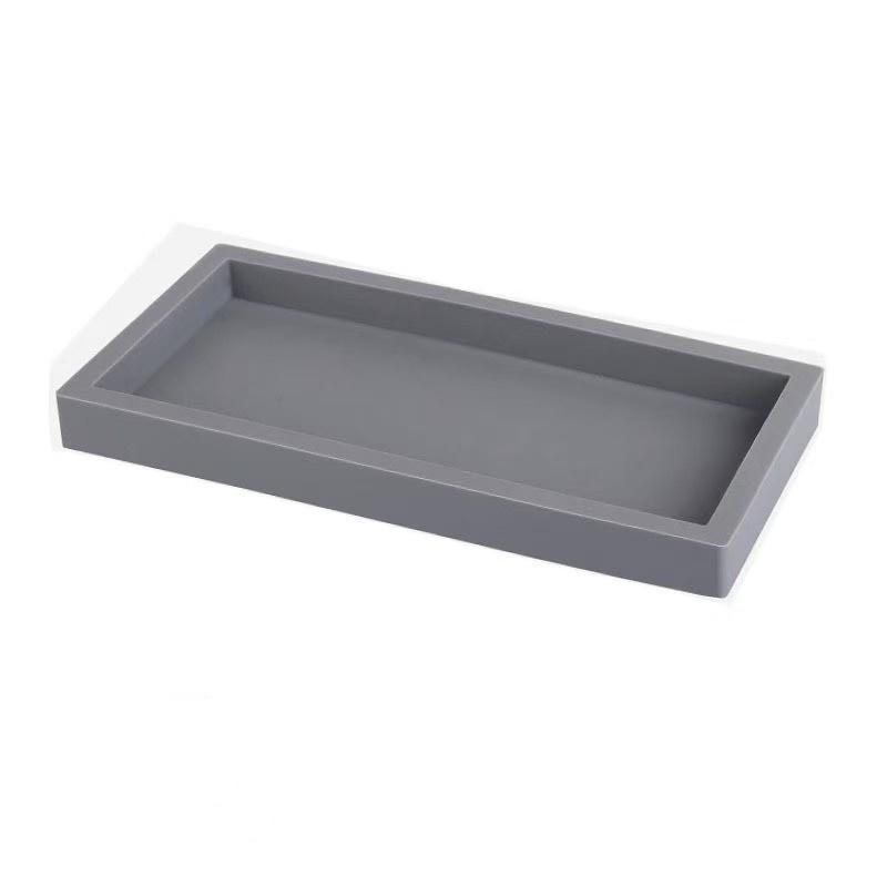 A multifunctional bathroom countertop storage tray, hand sanitizer shampoo display tray, jewelry display tray