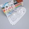 Milk Silk Water-Soluble Flower, Dyeable Heart-Shaped Embroidered Collar, Lace Corsage Lace