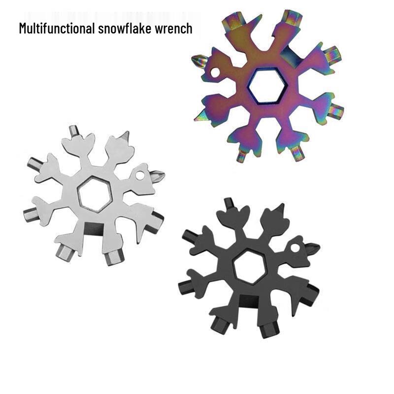 Mushan 2-Pack Snowflake Multi-Tool Card