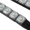 1Pc Universal 12 LEDs DRL Flexible Car Daytime Running Light Driving Daylight Fog Lamp