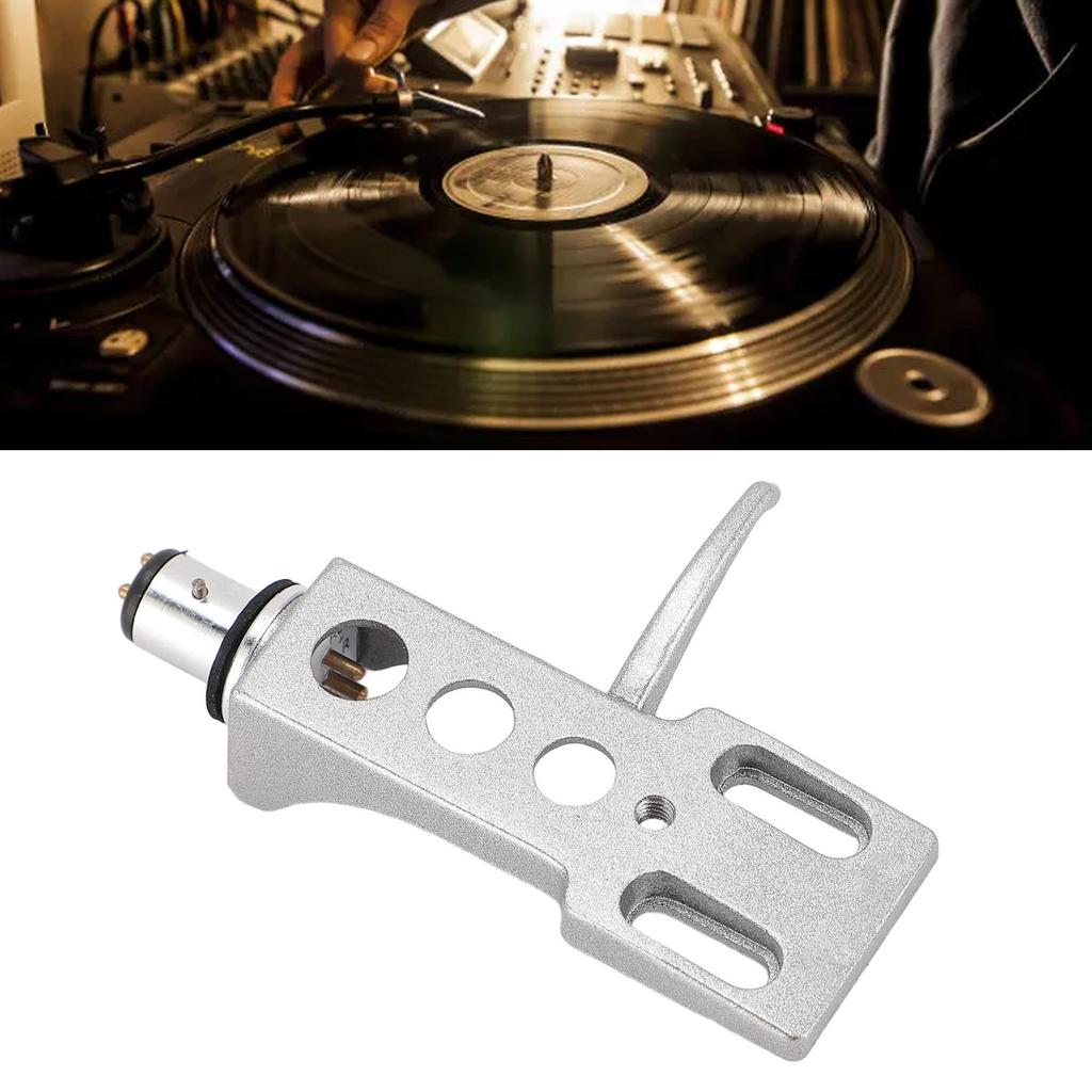 Phono Head  with Wires Aluminum Alloy   Turntable Head   for Replacement