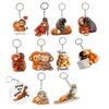 Keychain Pendant 3D Monkey Hug Charm Key Chain Backpack Purse Car Keys Mini Accessories Decorative Bag Strap Charm