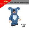 Cartoon Anime Princess Animal Blind Box Mini Building Block Figurines