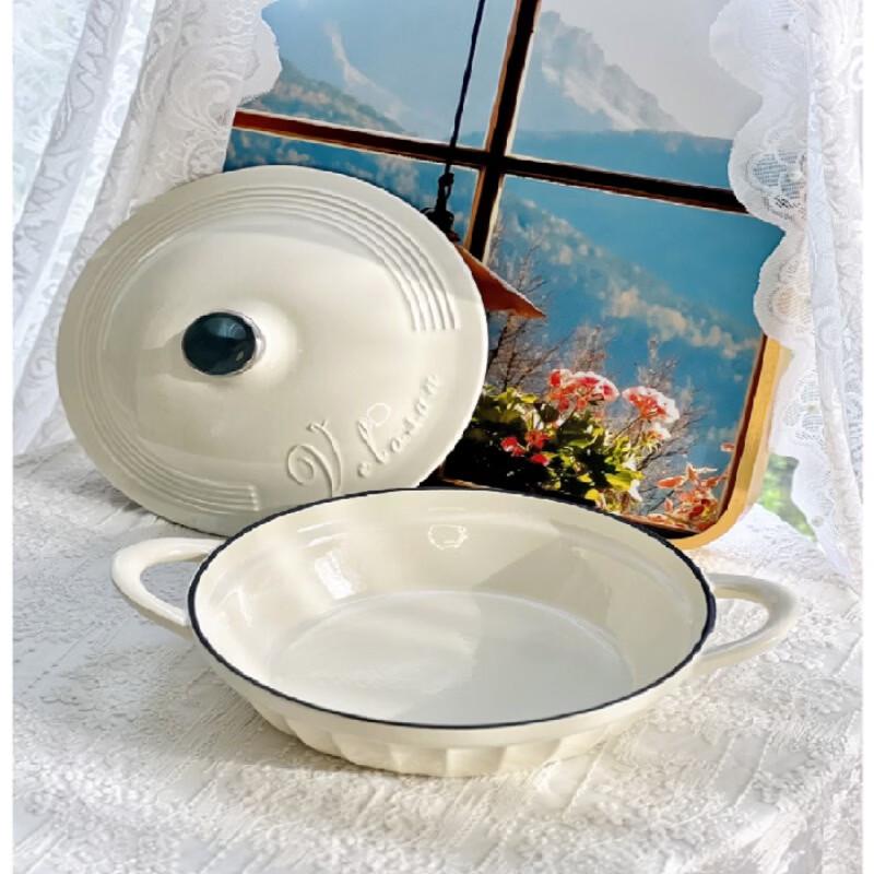 Velosan VE051 Cast Iron Enamel Dutch Oven