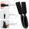 3pcs Professional Haircut Set Barber Cape Neck Duster Brush Polyester Apron with Spray Bottle Haircut Styling Accessories