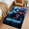 Naruto Character Customize Your Name Carpet Perfect for Dining Room Decorate room Dormitory Hallway Anti-slip Rug Anime Office Decor
