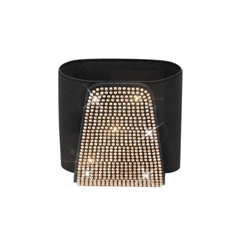 Auto Sunglasses Clip Rhinestone Holder Portable Eyewear Holder Card Ticket Clip Car Interior Accessory