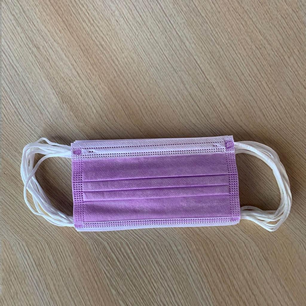 0PCS Women Disposable Face Mask 3Ply Ear Loop - Mask
