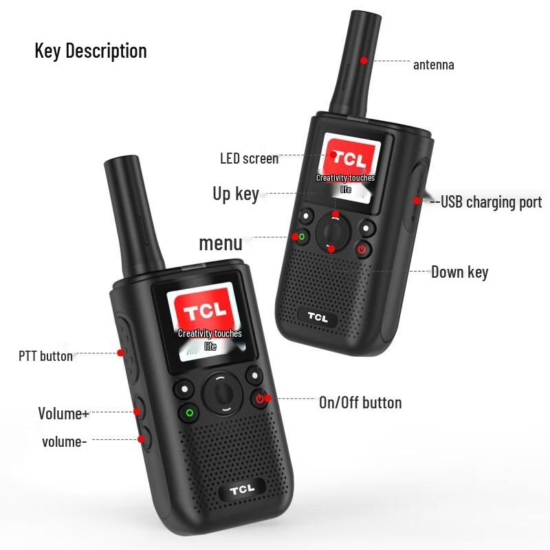 TCL HL116 EB 4G LTE Network Handheld Radio (CN version)