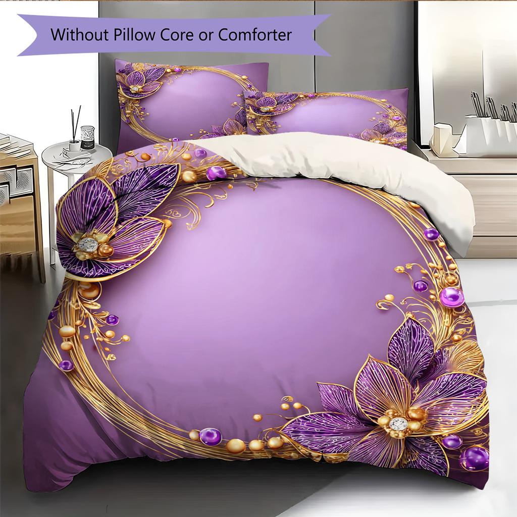 Cartoon Patroon Beddengoed Dekbed Set Dekbedovertrek Kussensloop Huisdecoratie Verjaardagscadeau (1 dekbedovertrek + 2 kussenslopen, zonder binnenkussen)