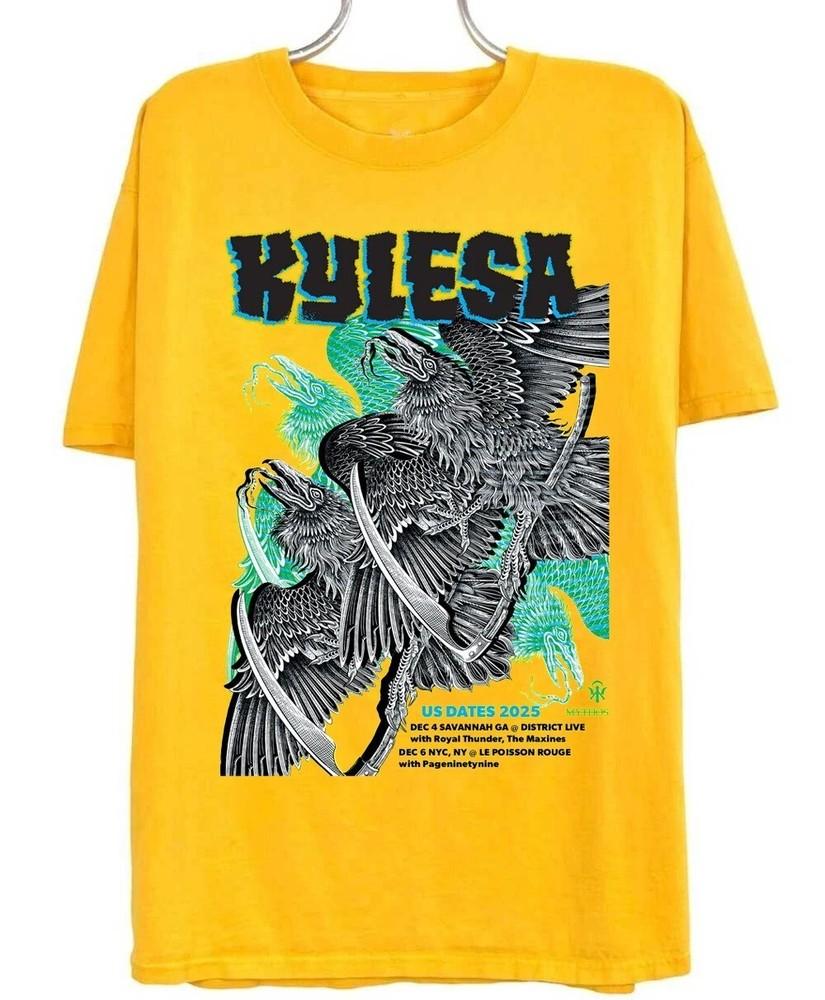 

Collection Kylesa Band Concert 2025 T Shirt Yellow All Size Gift Fan KK1740 Unisex T-Shirt S