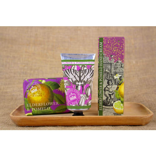 Sanwa Trading English Soap Company KEW GARDEN Luxury Hand Cream Elderflower & Pomelo