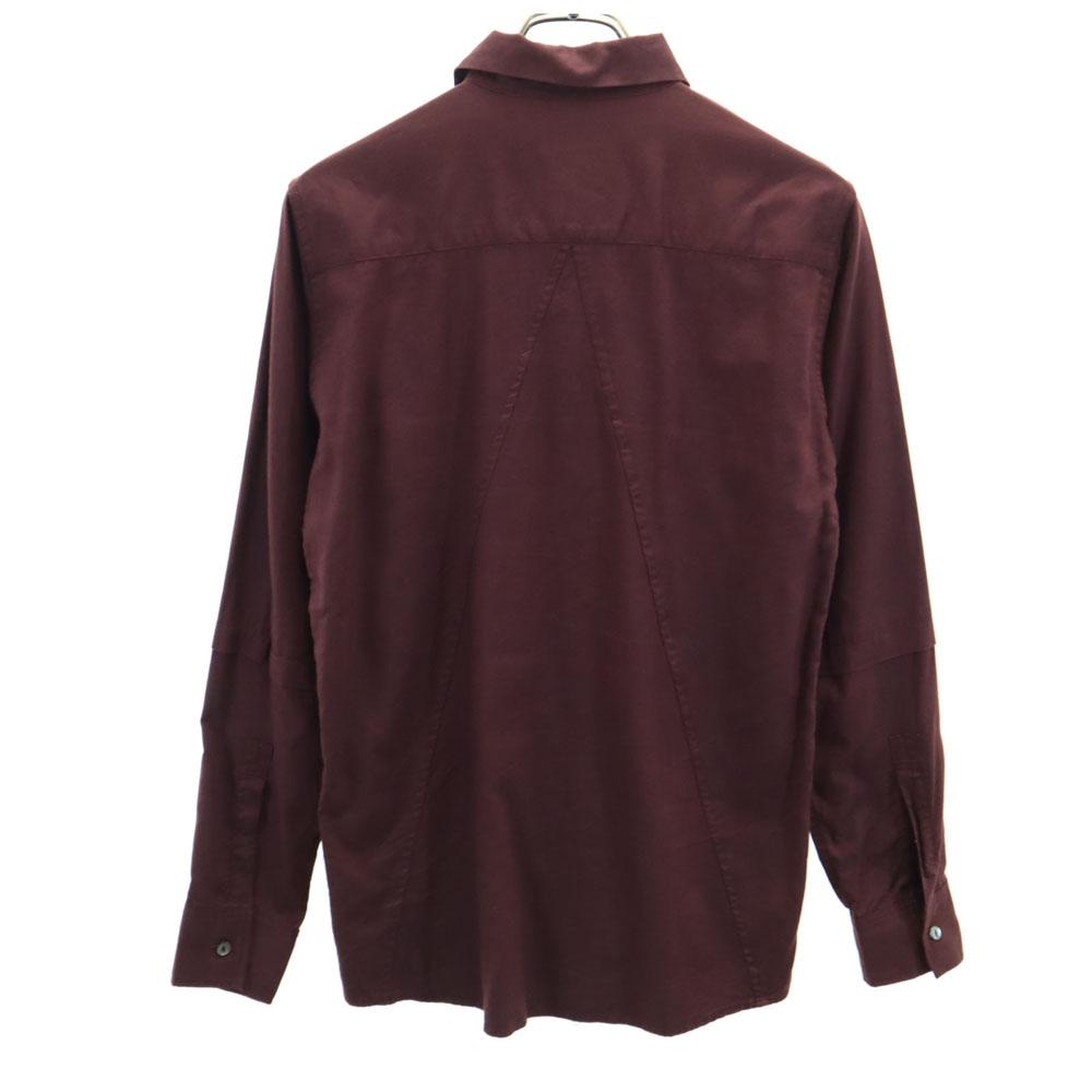 SHAREEF fabricat în Japonia Cămașă cu mânecă lungă seria 1 Bordeaux Bărbați Folosit
