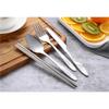 7pcs/ Set Stainless Steel Tableware Set Outdoor Portable Cloth Bag Knife Fork Spoon Chopsticks Straw Rich Flowers Seven Sets