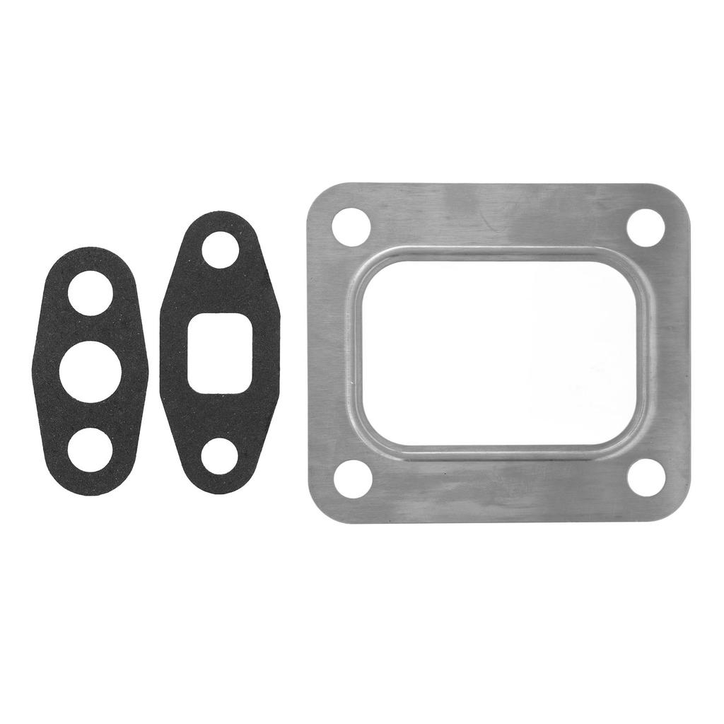 Turbine Inlet Oil Gasket Set Stainless Steel Rustproof 3755843 for T4 T04 Flange Turbo