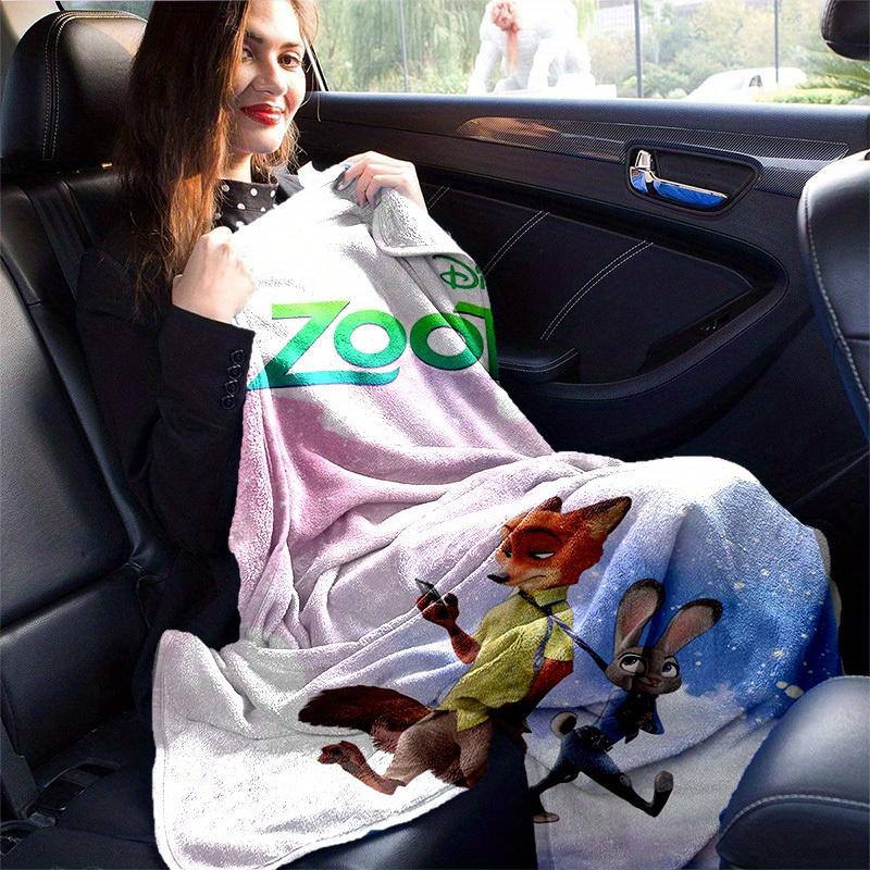 1 ks, Domácí dekorace inspirovaná Zootopií: Útulná deka Perfektní dárek do ložnice, obývacího pokoje, na cesty, kempování, do auta