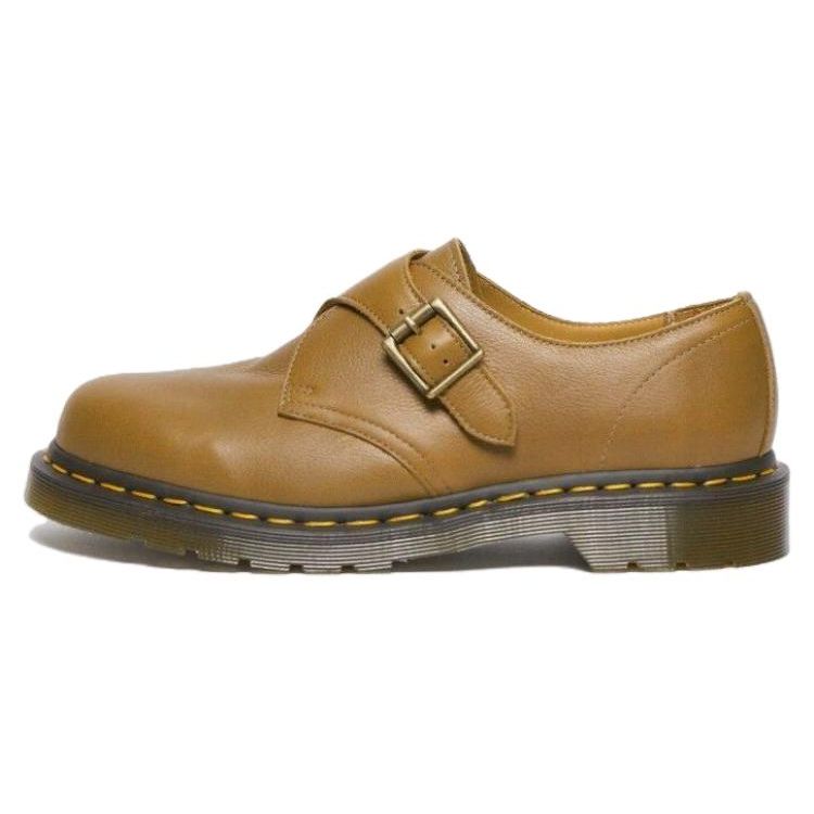 Dr. Martens 1461 Leather Comfortable Slip-On Casual Shoes Women Shoes Brown 31477205