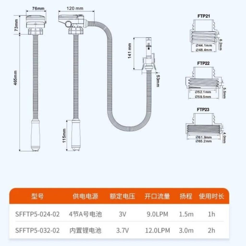 Marine Multifunctional Portable Electric Oil Pump, Rechargeable Lithium Battery Handheld DC Fuel Transfer Pump for Diesel Yacht Accessories