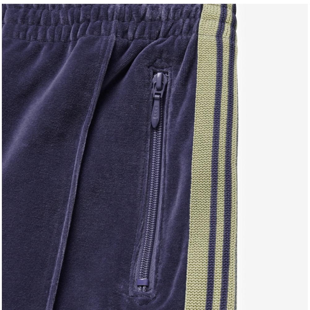 NeedleS Sametové Úzké Pruhované Kalhoty Pánské S Dlouhé Kalhoty Rw325 A námořnická