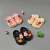 2026 Cute Summer Radish Strawberry Rabbit Silicone Lightweight Shoes for Boys & Girls