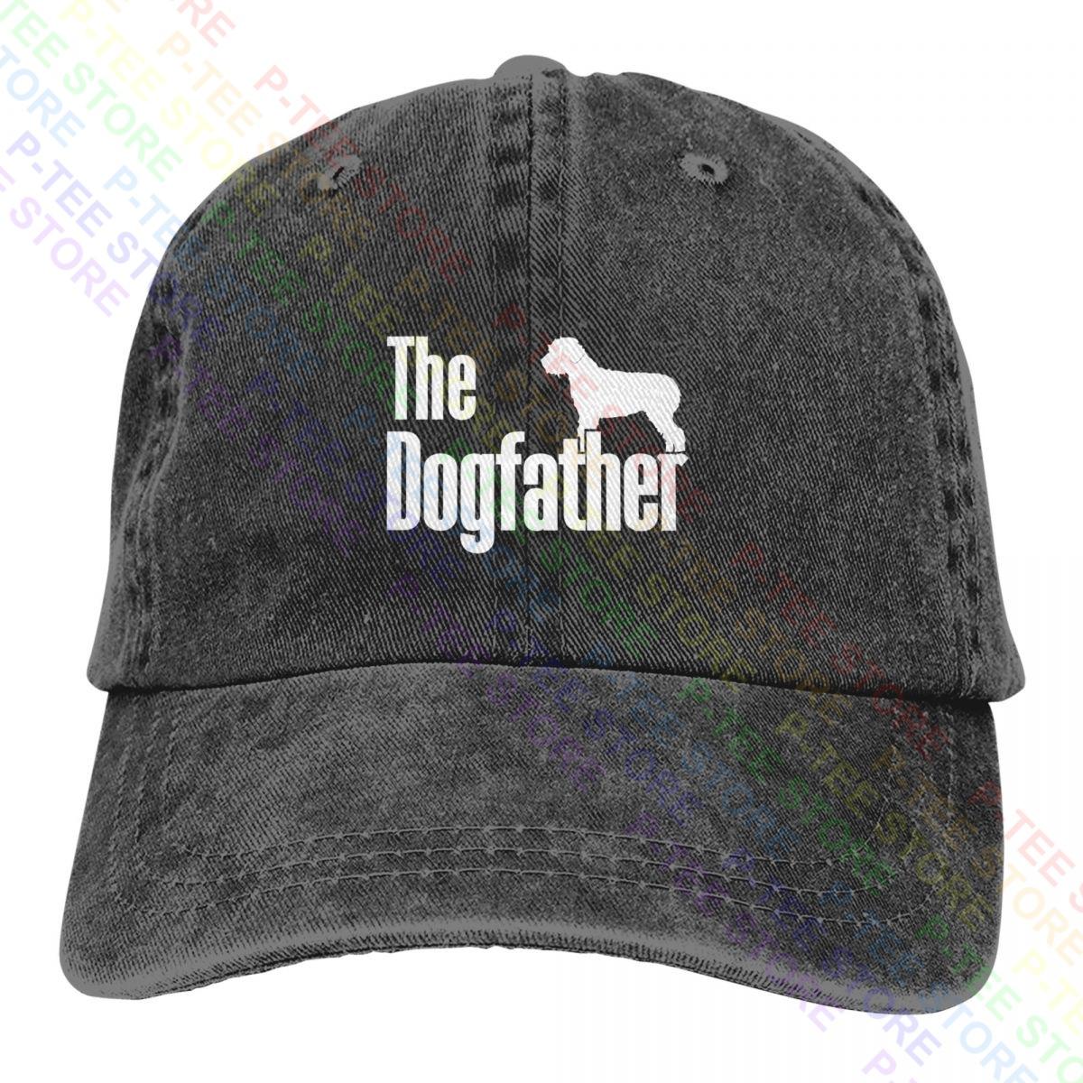 

The Dogfather Lagotto Romagnolo Бейсбольная кепка из потертого денима, шляпы дальнобойщика, хит продаж в стиле ретро