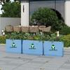 Modern Outdoor Rectangular Metal Planter