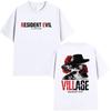 Heißes Spiel Resident Evil Merch T-Shirts Herren Damen Vintage Hohe Qualität Mode T-Shirt Sommer Baumwolle Übergroße T-Shirts Streetwear