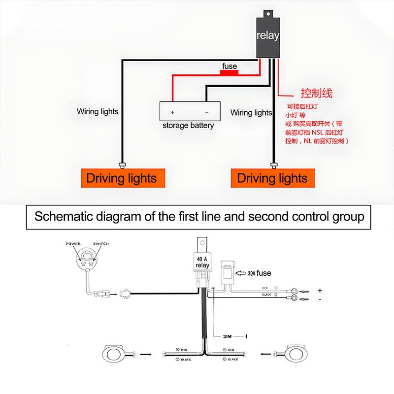 12V Car Fog Light Wires Harness Socket Switch Indicator Kit for Honda Nissan Suzuki Acura Infiniti Ford Lincoln Accessories