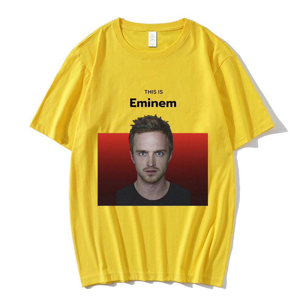 Breaking Bad Tshirt Funny This Is Eminem Jesse PinkUnisex Meme Graphic Tshirts Unisex Womens Fashion Vintage Casual Cotton T Shirts