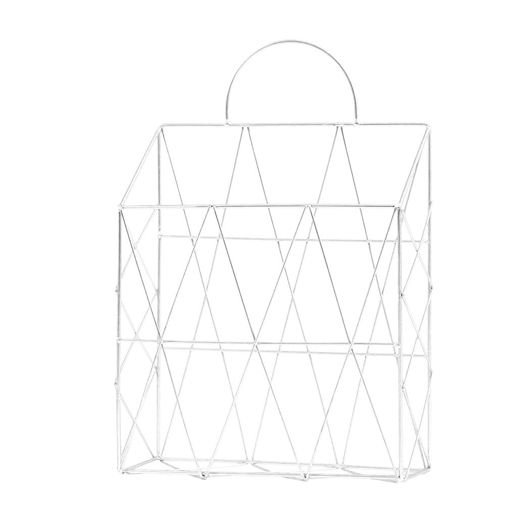 Modern Metal Wrought Iron Wall Shelf Home Bedroom Study Wall