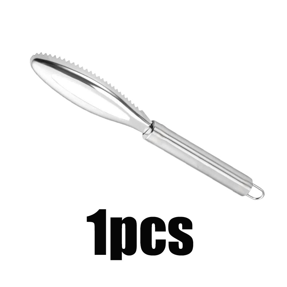 

1-4pcs Fish Scale Remover Stainless Steel Fast Remove Cleaning Peeler Scraper For Kitchen Fish Scale Removal Cooking Accessory
