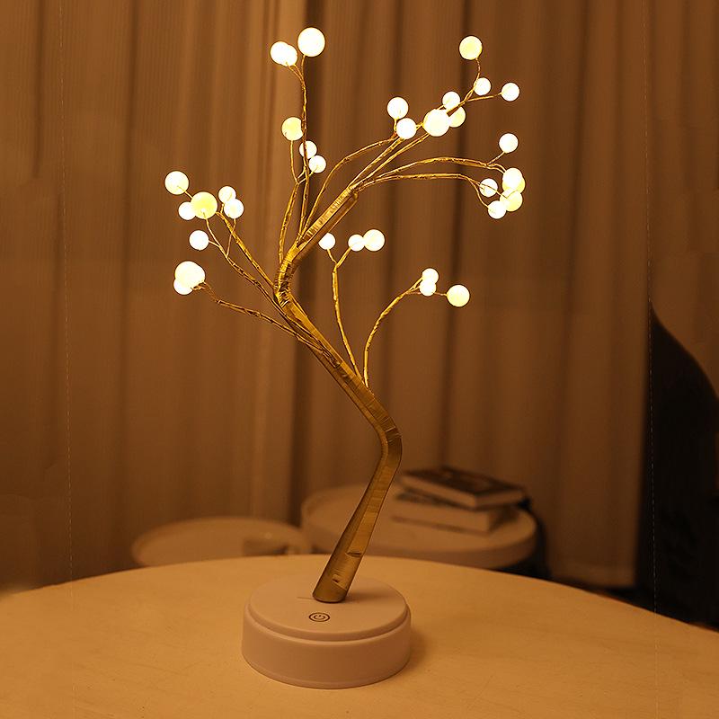 USB LED Romantic Tree Lights for Christmas & Valentine's Day - Perfect for Bedroom Atmosphere