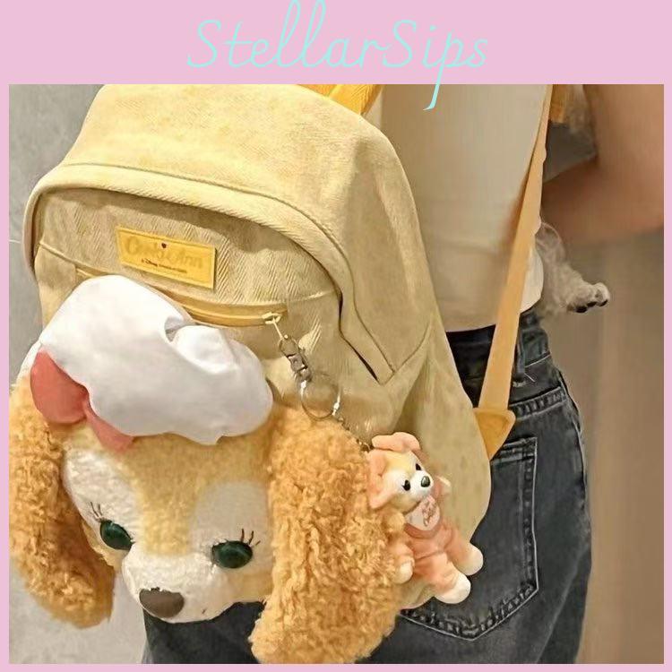 Face Big Cookieann Backpack Cartoon Plush Bag Animal Canvas Bag Design Zipper