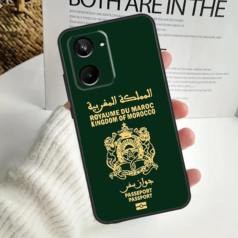 Morocco Maroc Moroccan Flag For Realme GT6 GT7 15 Pro 10 11 12 13 14 Pro Plus C55 C71 C75 C67 C63 C61 C53 C35 C65 Case