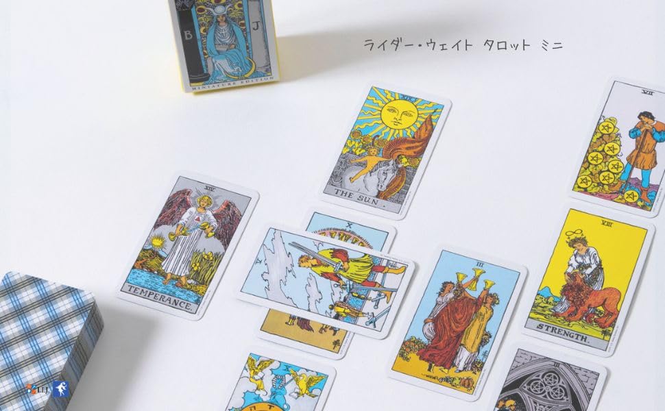 Tarot Cards Tarot Miniature Tarot 78 Cards Waite Edition Miniature Mini Size Tarot Fortune Telling Japanese Instruction Manual Included Authentic