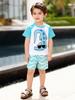 Little Maven Boys' Summer Short-Sleeve Two-Piece Set - European & American Style Casual Baby Clothing