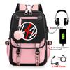 Korean Stray Kids Backpack Student Bag Men'S And Women'S Fashion Backpack Travel Bag Usb Computer Bag