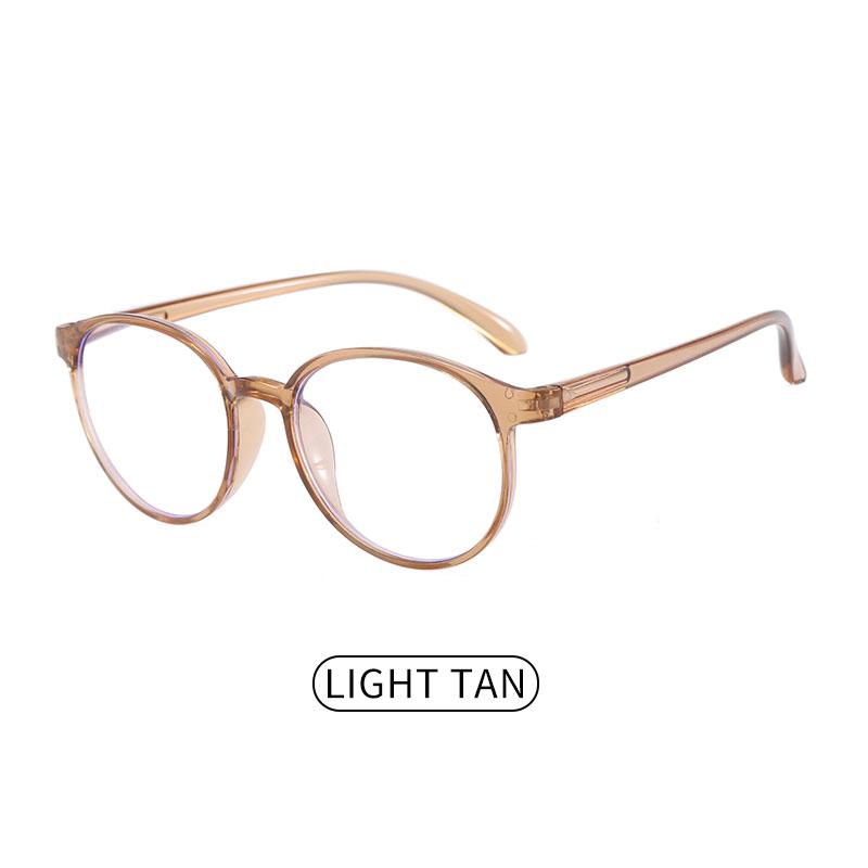 

0~4.0 Популярные очки для чтения Неограниченные очки с защитой от синего света Цветные блокирующие/однотонные очки для пресбиопии +350 светло-коричневого