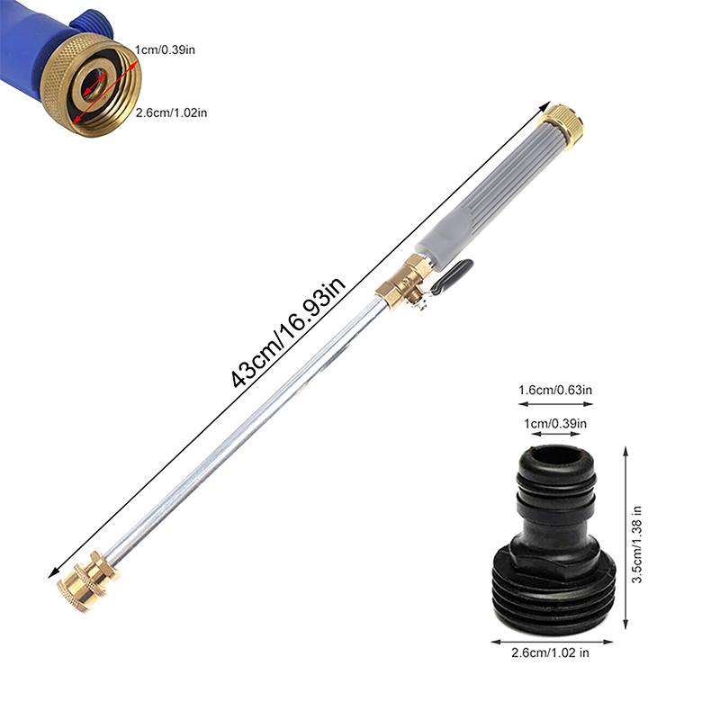 1Pc High Pressure Power Water Sprayer Washer Water Jet Wand Nozzle Sprayer Spray Cleaning Wash Accessories