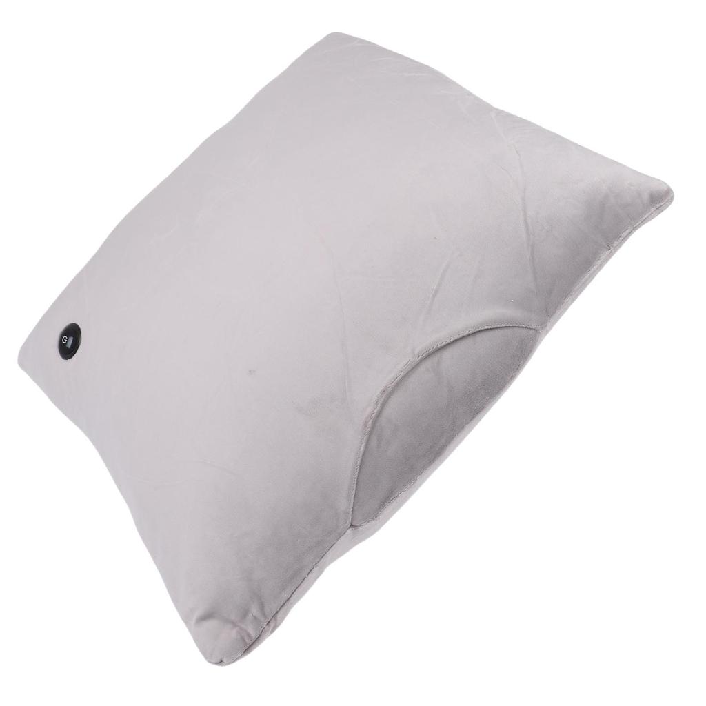 Heated Throw Pillow Quick Heating 3 Temperature Settings Soft 7D Cotton Lining Electric Heating Pillow with Overheating Guard