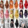 Women Long Curly Big Wavy Hair Popular Colorful Cool Perma-long Cosplay Wig