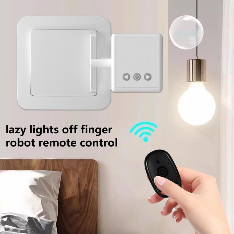 Wireless Control Light Switchs Off Tool Automatic Button Pusher Intelligent Lazy Light-off Tool Recharge Remote Control Switchs