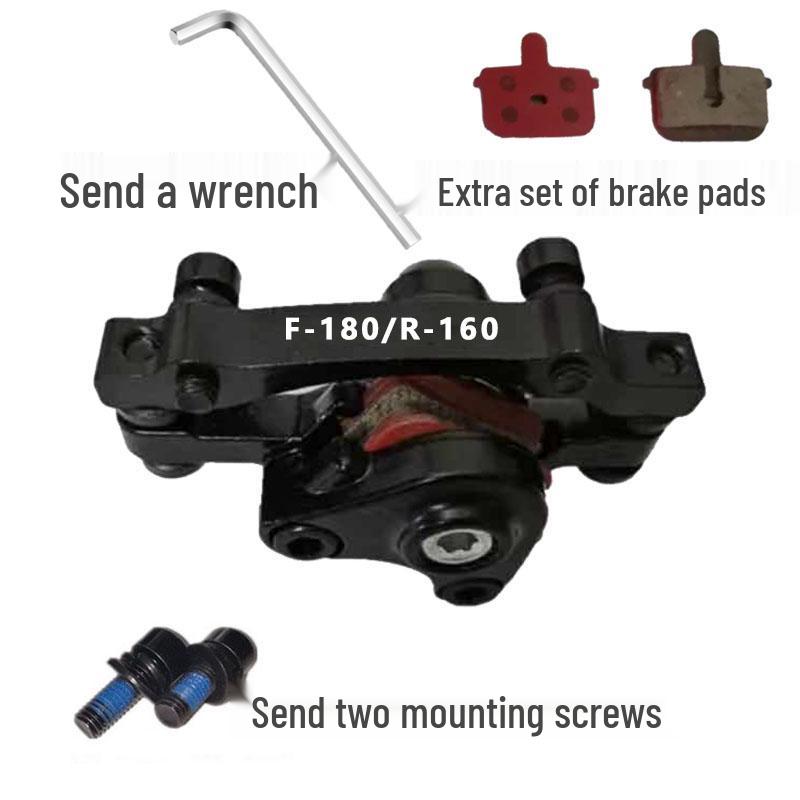 Set Asamblare Frână Bicicletă Electrică Pliabilă cu Frâne pe Disc - Față și Spate Potrivire Universală