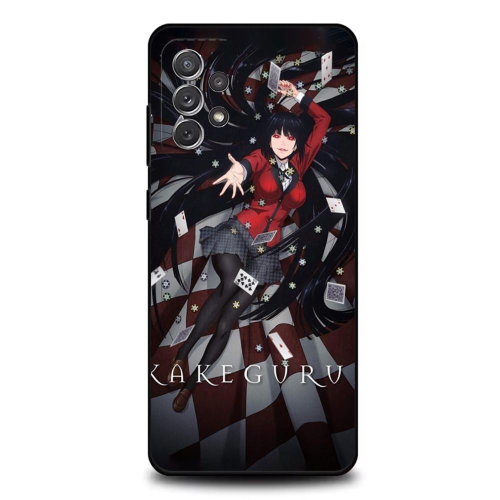 K-Kakegurui G-Gambler Phone Case For Samsung S25,S24,S21,S22,S23,S30,Ultra,S20,Plus,Fe,Lite,Note,10,9,5G Black Cover