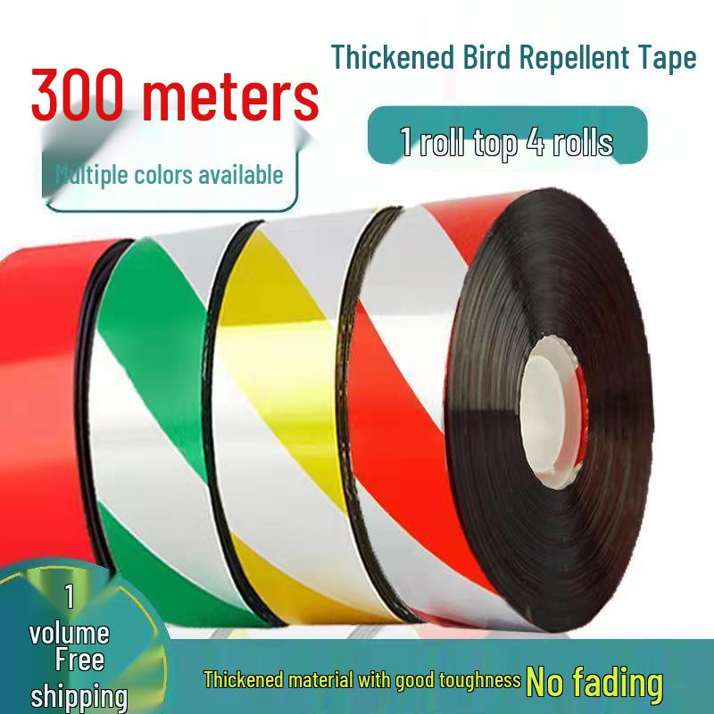 Double-Sided Reflective Bird-Repellent Ribbon for Orchar and Farmland