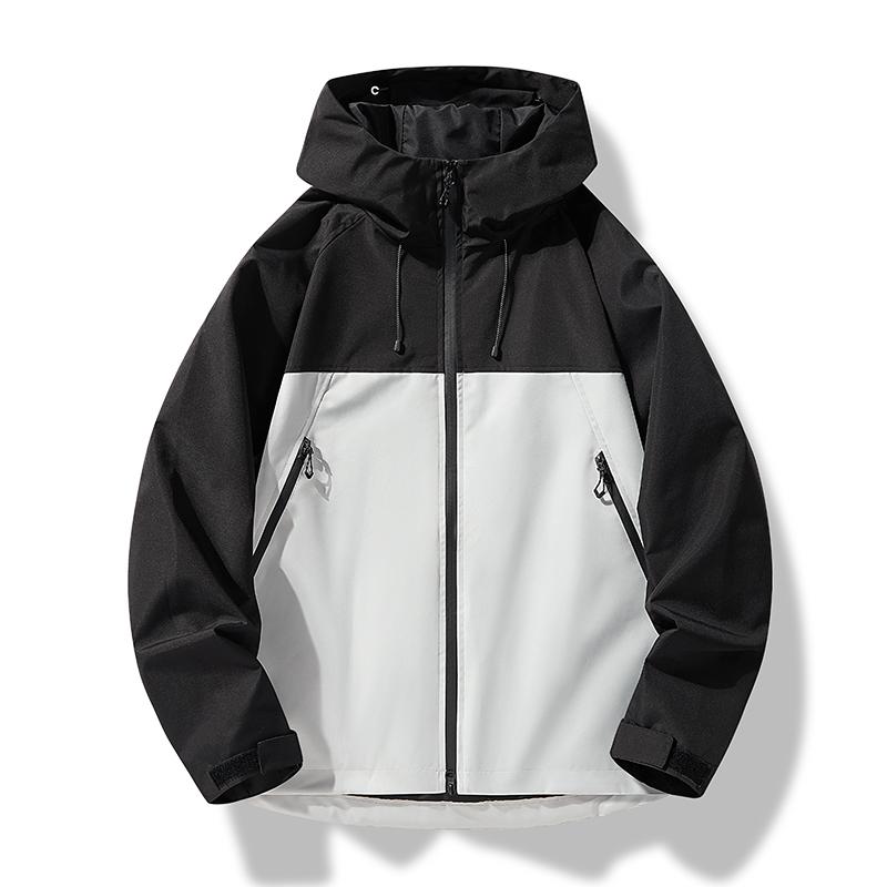 Giacche da Uomo Outdoor Primavera Autunno Sport Antivento Impermeabile Giacca da Sci Montagna Neve Semplice Tinta Unita Giacca per Coppia